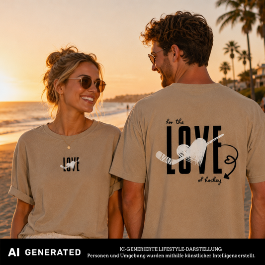 For the Love of Hockey Oversized Shirt