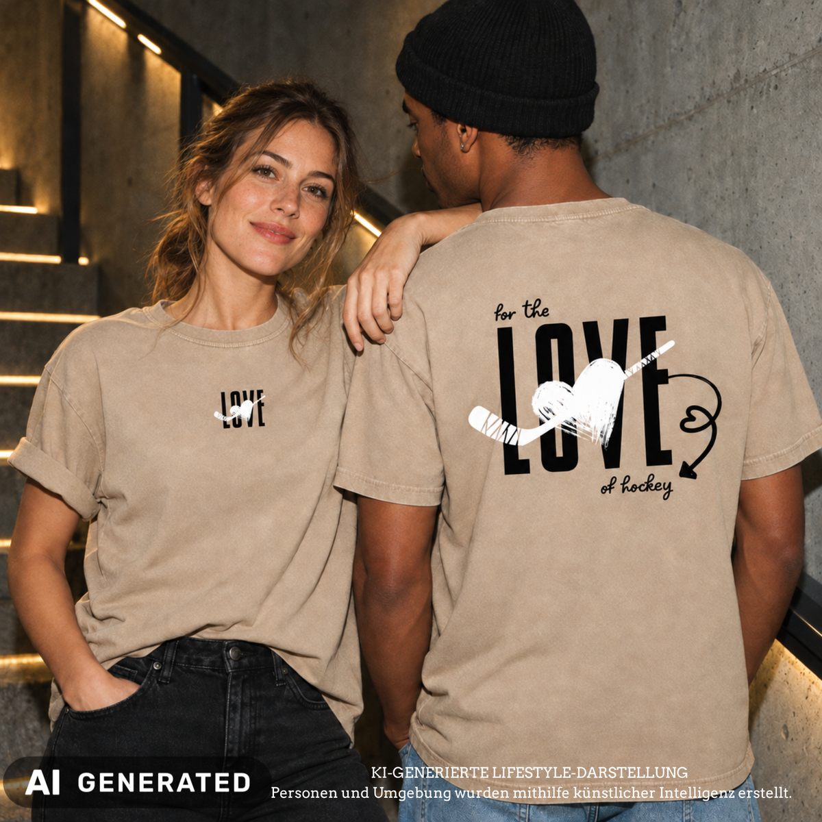 For the Love of Hockey Oversized Shirt