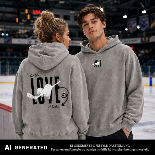 For the Love of Hockey Vintage Hoody