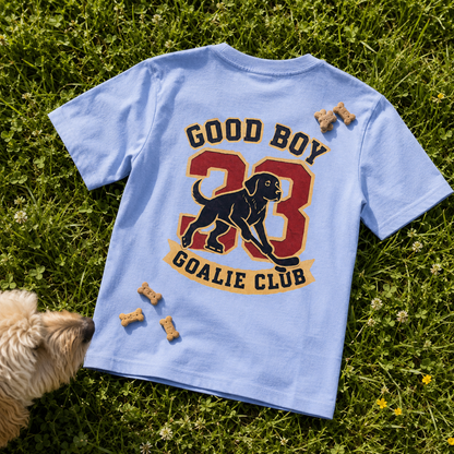 Good Boy Goalie Club Kids Shirt
