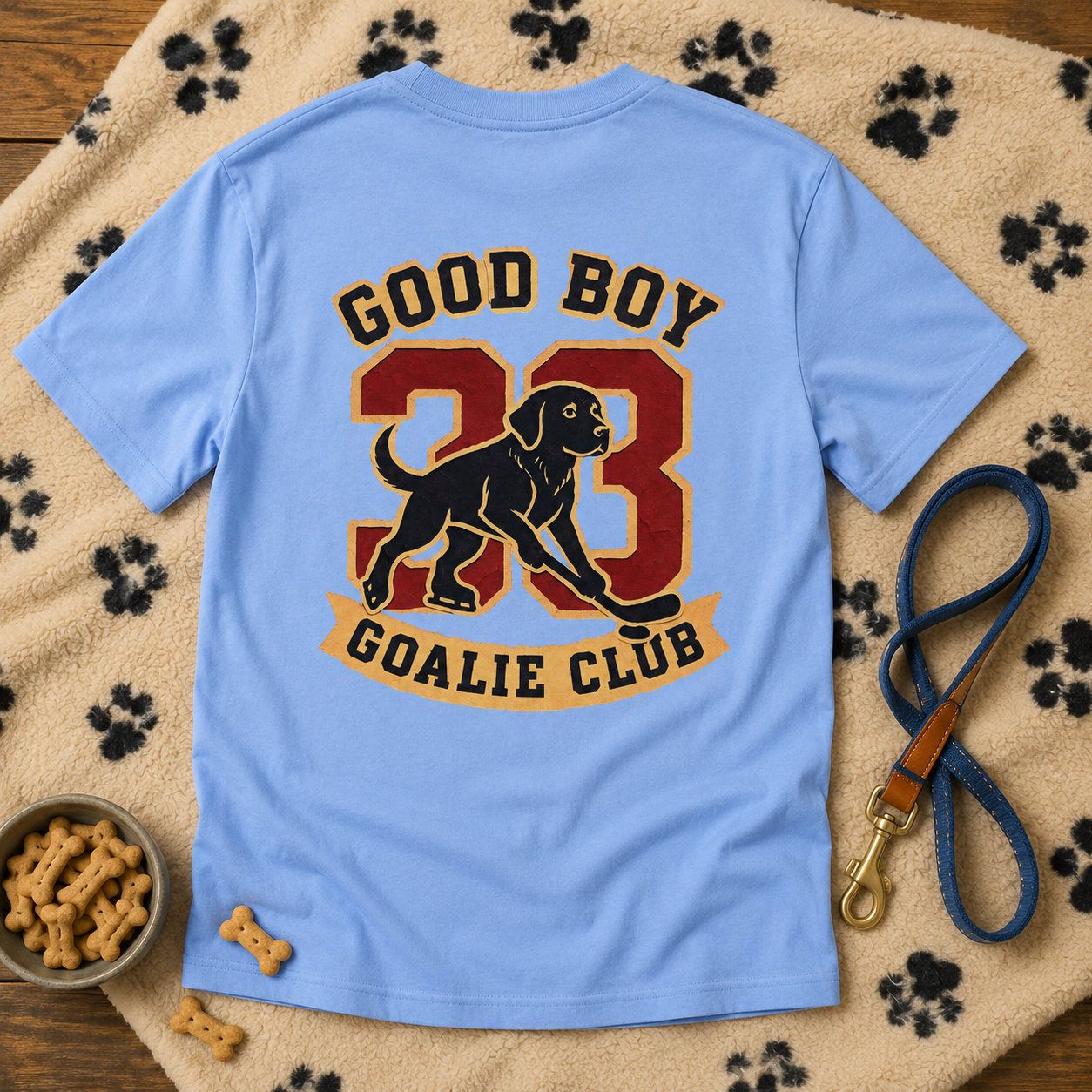 Good Boy Goalie Club Oversized Shirt