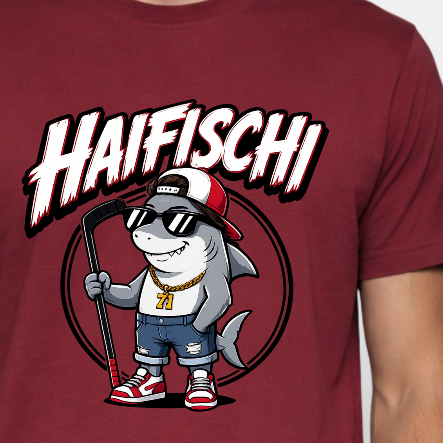 "HAIFISCHI" Daniel Fischbuch X The Squad T-Shirt