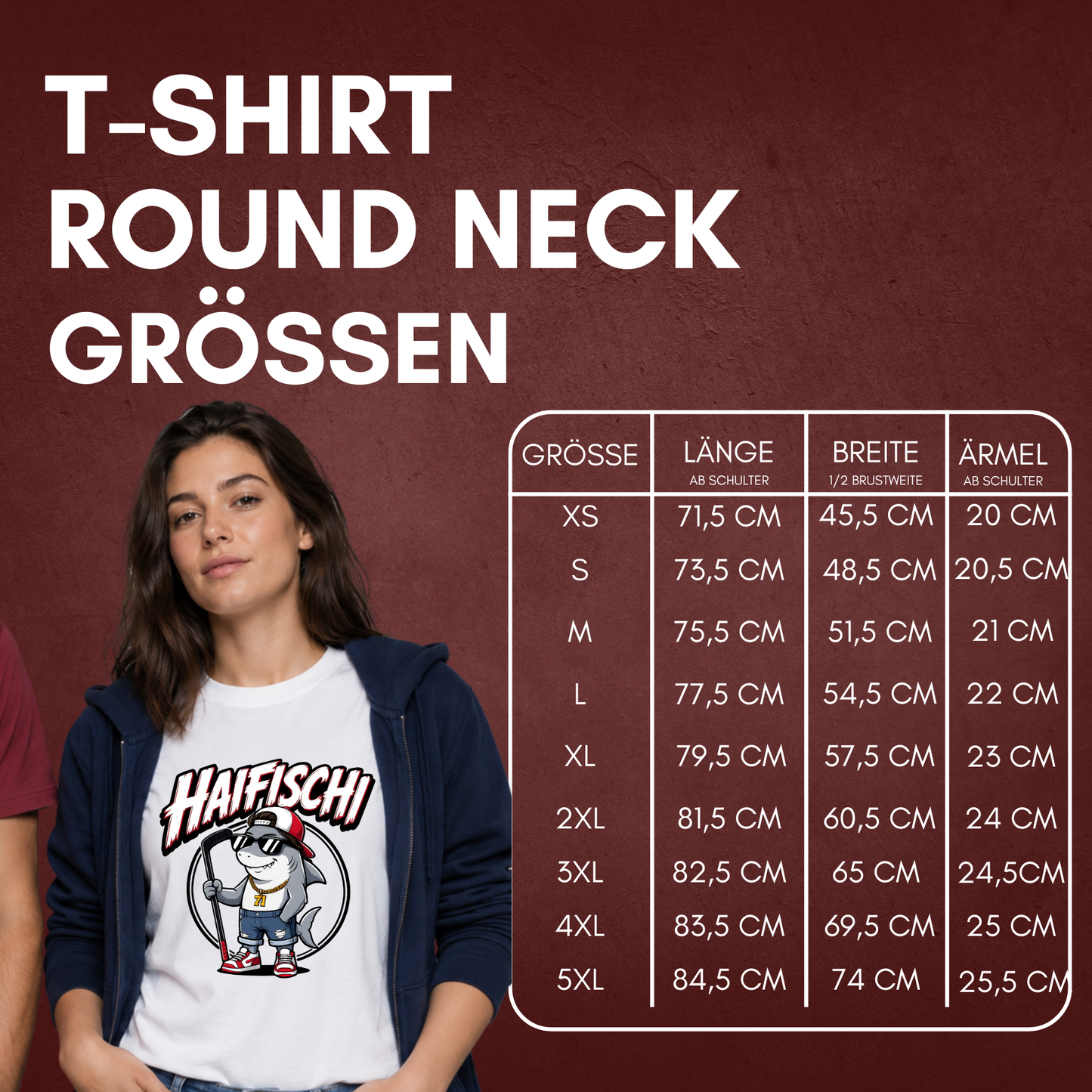 "HAIFISCHI" Daniel Fischbuch X The Squad T-Shirt