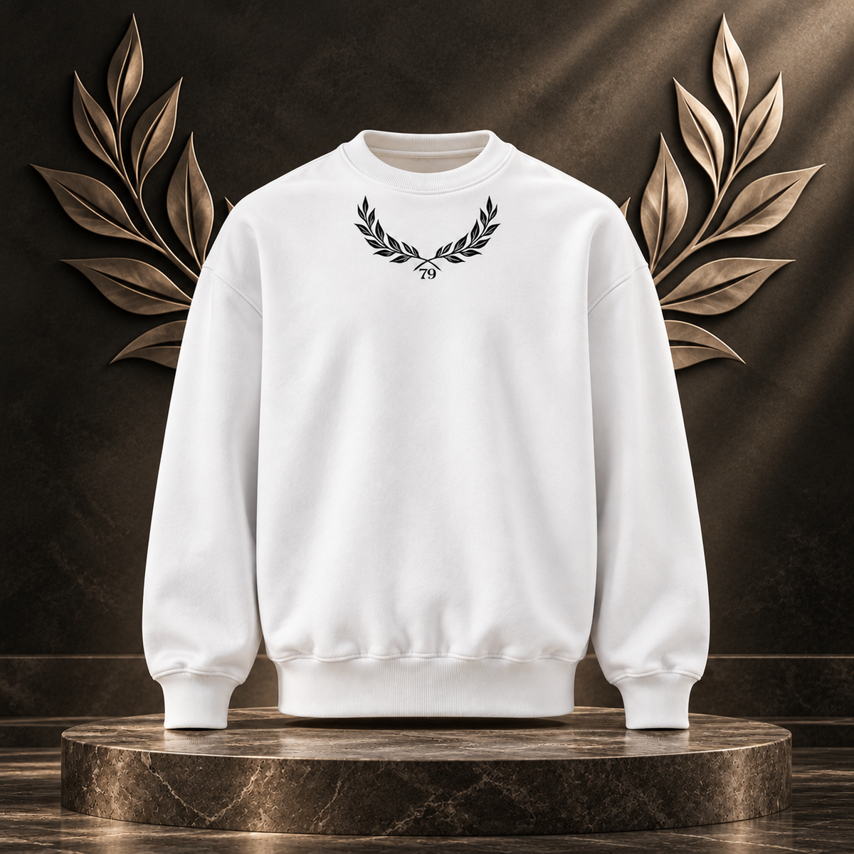 "HERITAGE" Ultra Heavy Cotton Crewneck Calvin Pokorny X The Squad