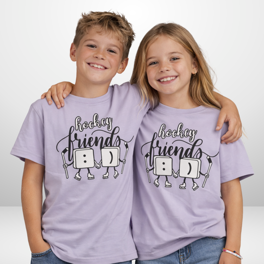 "HOCKEY FRIENDS" The Squad Kids T-Shirt