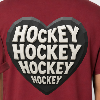 "HOCKEY HEART" The Squad T-Shirt