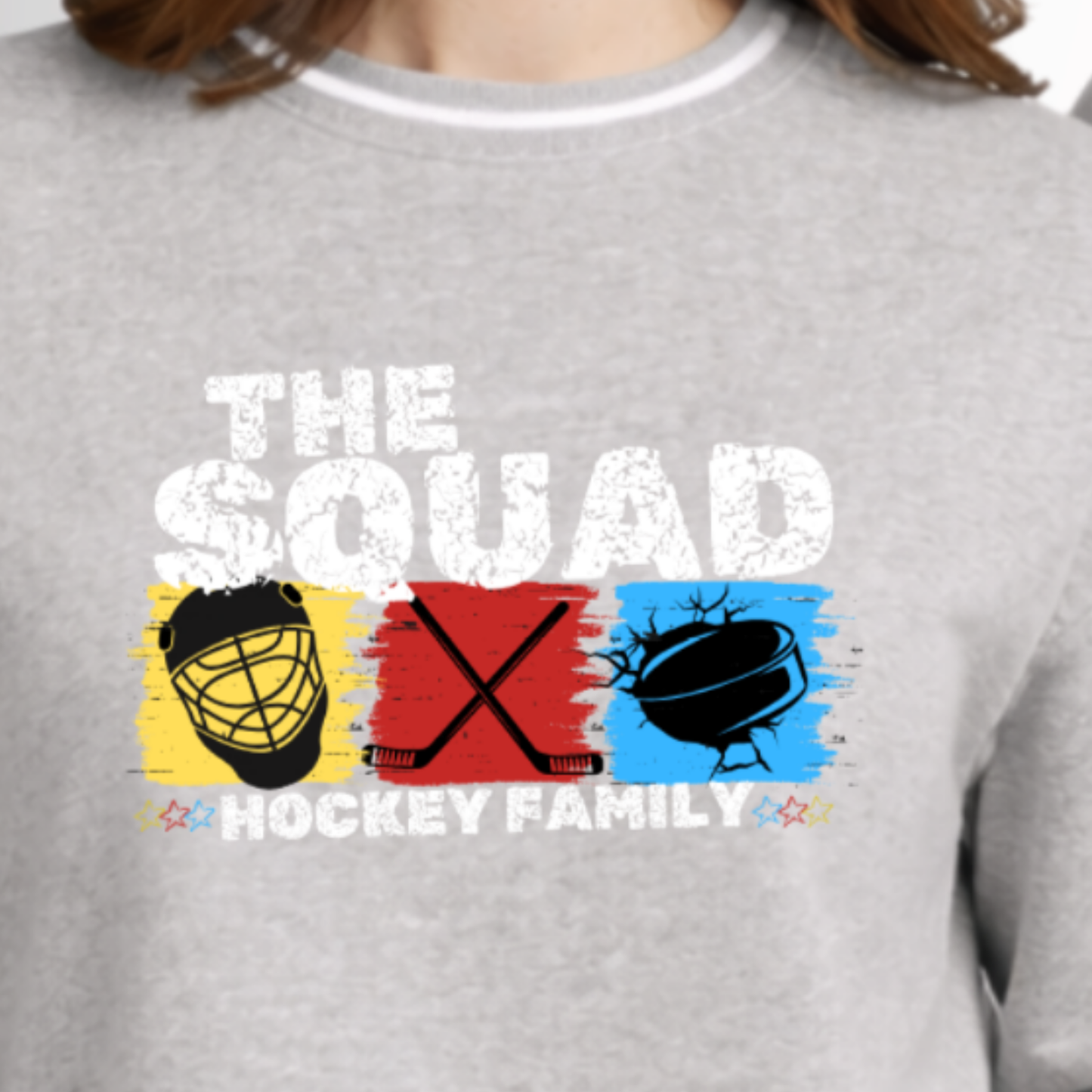 "HOCKEY ICONS" The Squad College Sweat Crewneck