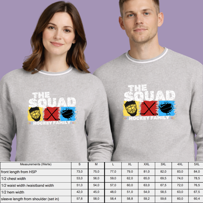 "HOCKEY ICONS" The Squad College Sweat Crewneck