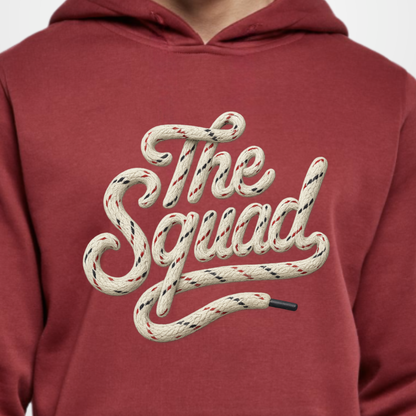 "HOCKEY LACES" The Squad Heavy Hoody