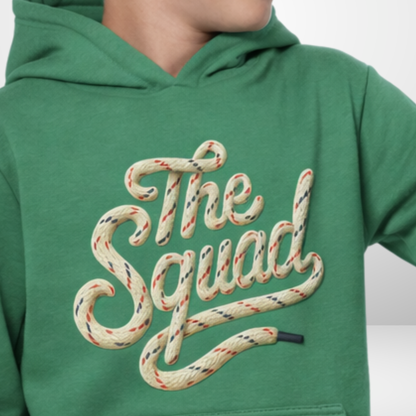 "HOCKEY LACES" The Squad Kids Hoody