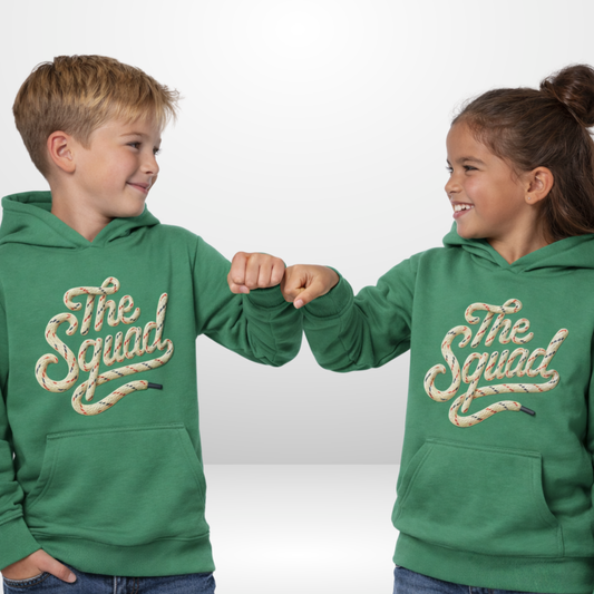 "HOCKEY LACES" The Squad Kids Hoody