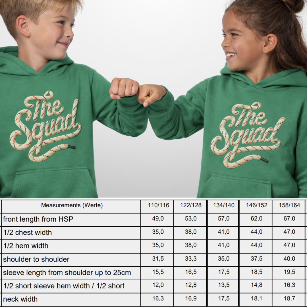 "HOCKEY LACES" The Squad Kids Hoody