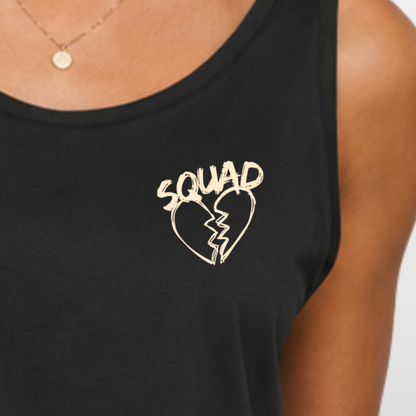 "HOCKEY WILL FIX IT" The Squad Hockey Ladies Oversized Tanktop