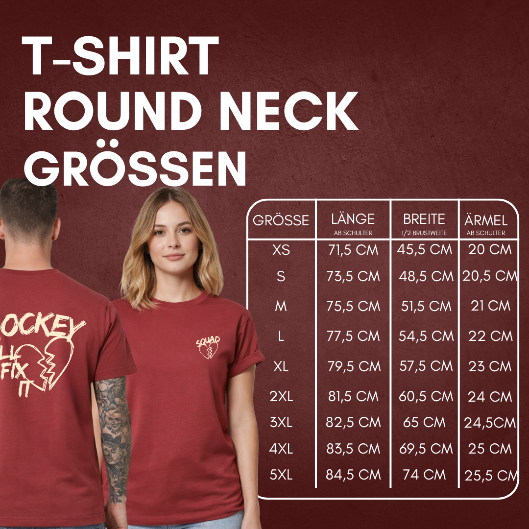 "HOCKEY WILL FIX IT" The Squad Hockey T-Shirt in 2 Farben