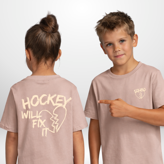 "HOCKEY WILL FIX IT" The Squad Kids T-Shirt