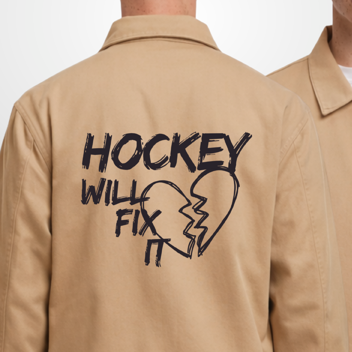"HOCKEY WILL FIX IT" The Squad Workwear Jacket in 2 Farben