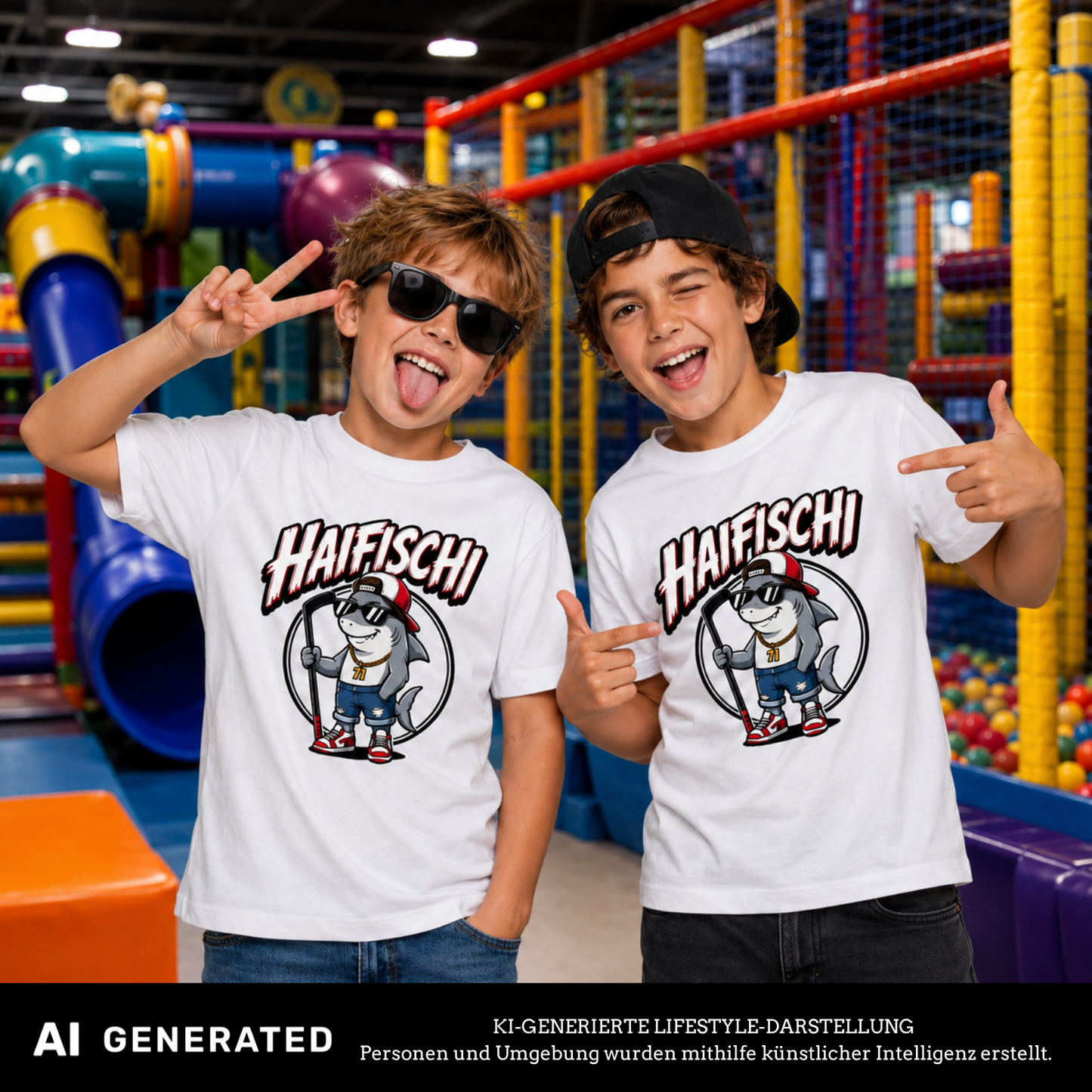 Haifischi Kids Shirt Daniel Fischbuch X The Squad