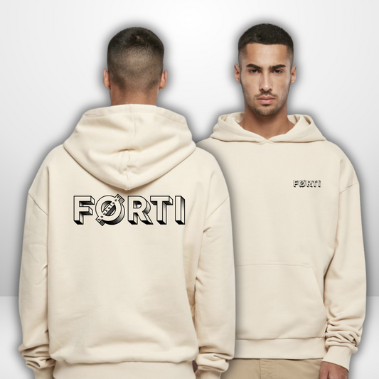 Henrik Haukeland "FØRTI DAG" Ultra Heavy Oversized Hoodie