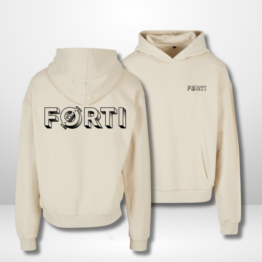 Henrik Haukeland "FØRTI DAG" Ultra Heavy Oversized Hoodie * AB 07.09.25