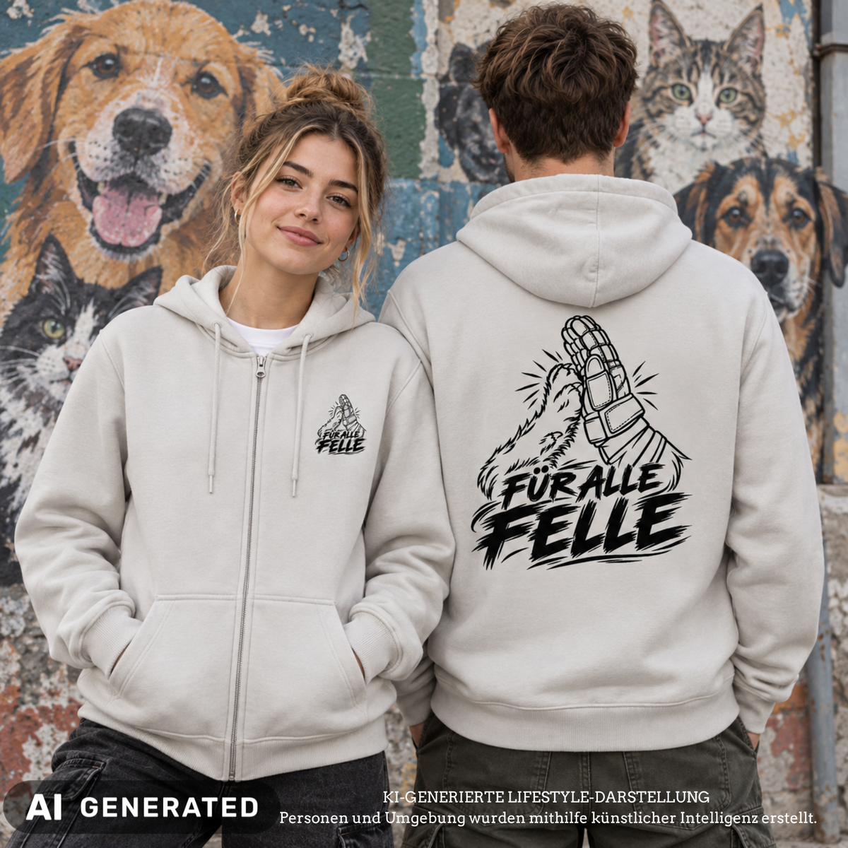 High Five Für alle Felle Hoody