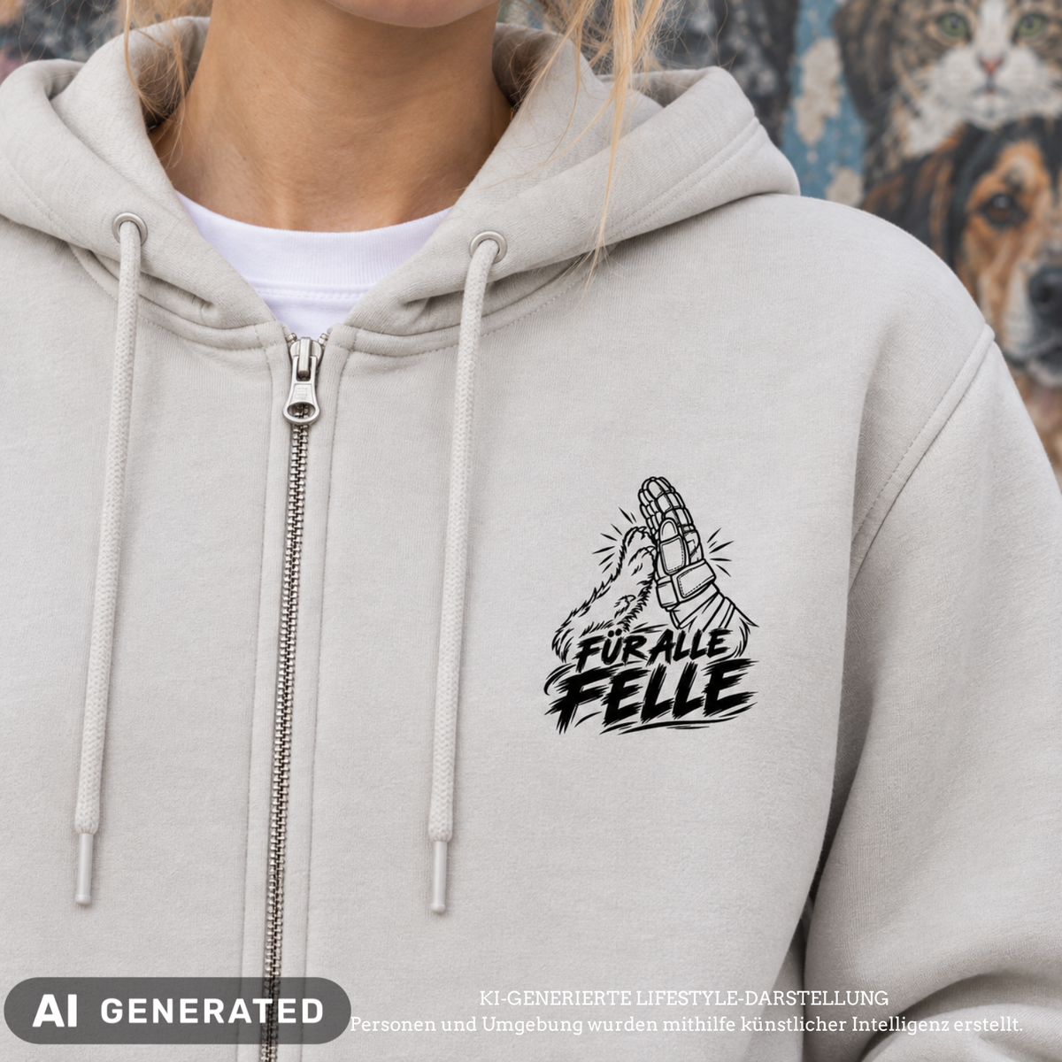 High Five Für alle Felle Hoody