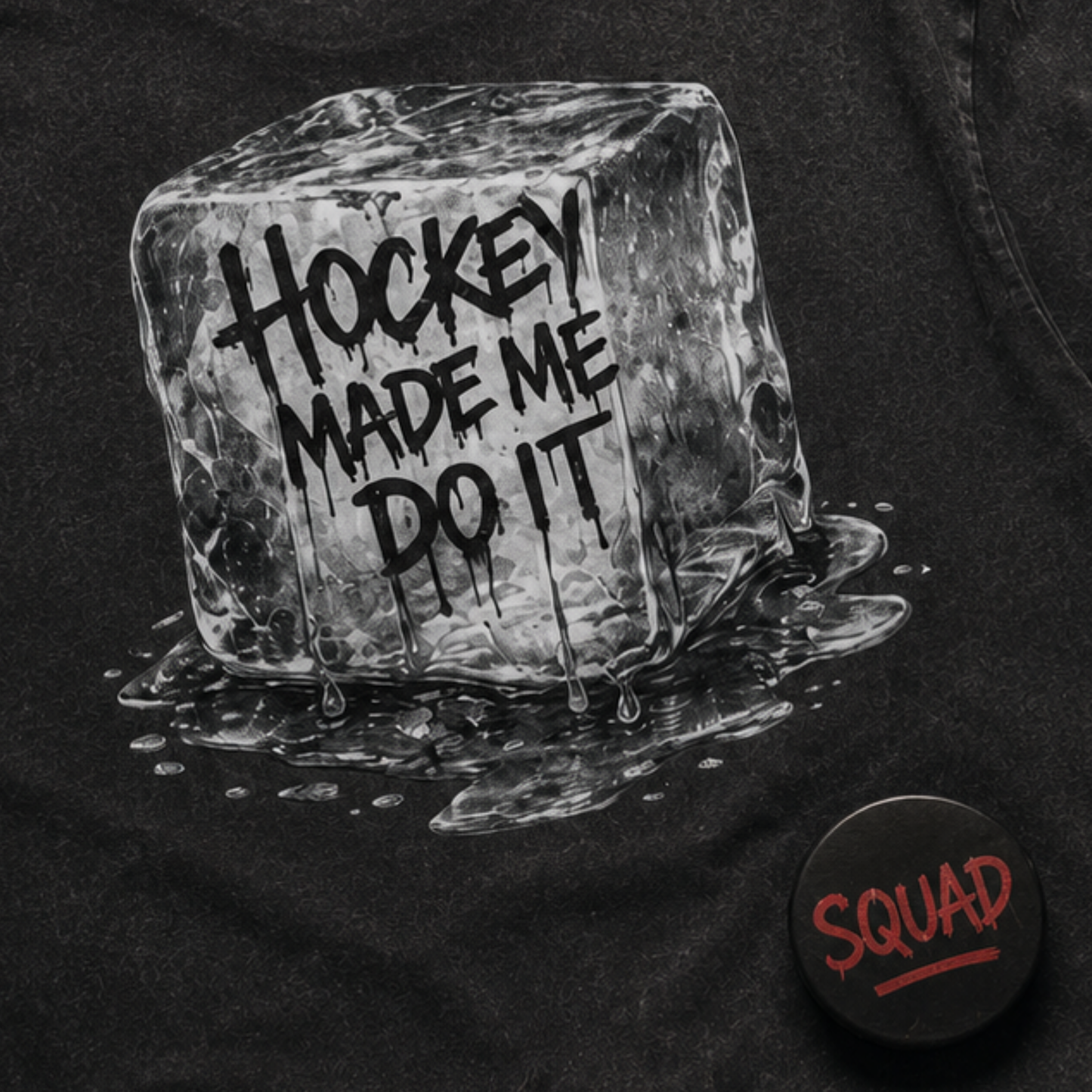 Hockey Made Me Do It Ladies Shirt