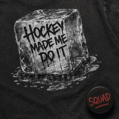 Hockey Made Me Do It Ladies Shirt