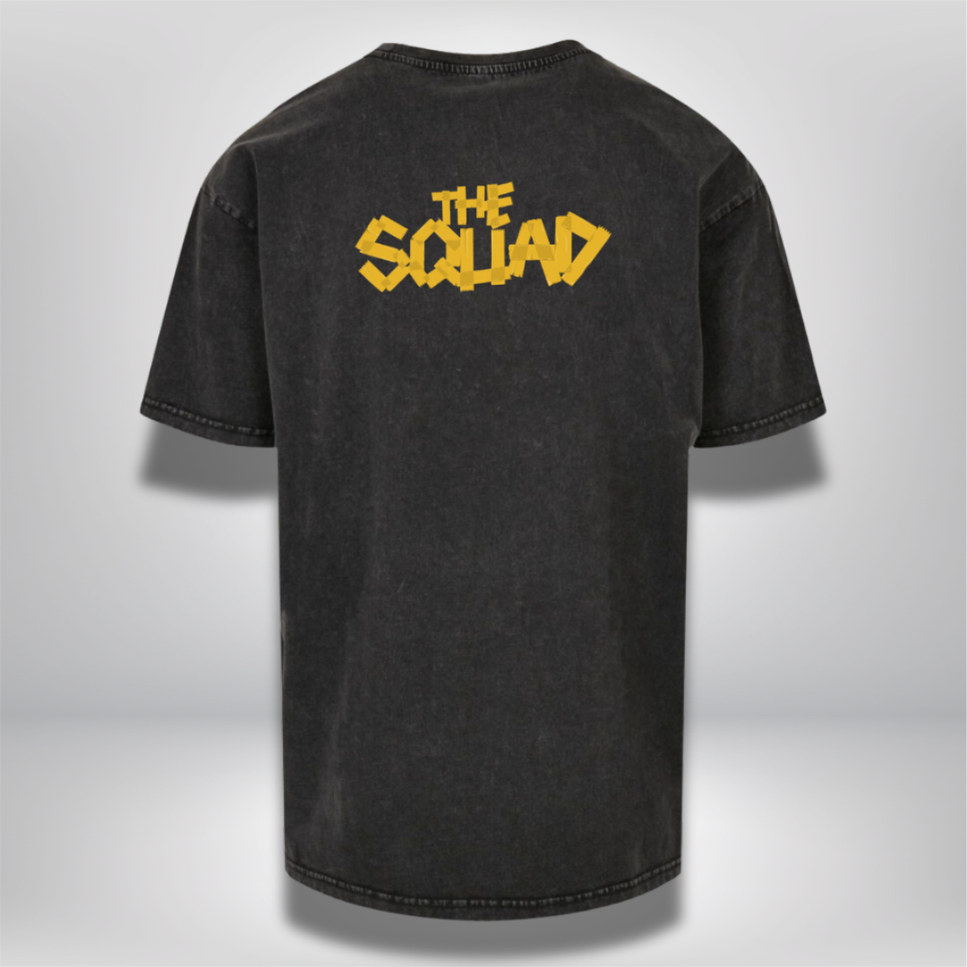 THE SQUAD  "Hockey is Forever" Acid Washed Oversized T-Shirt