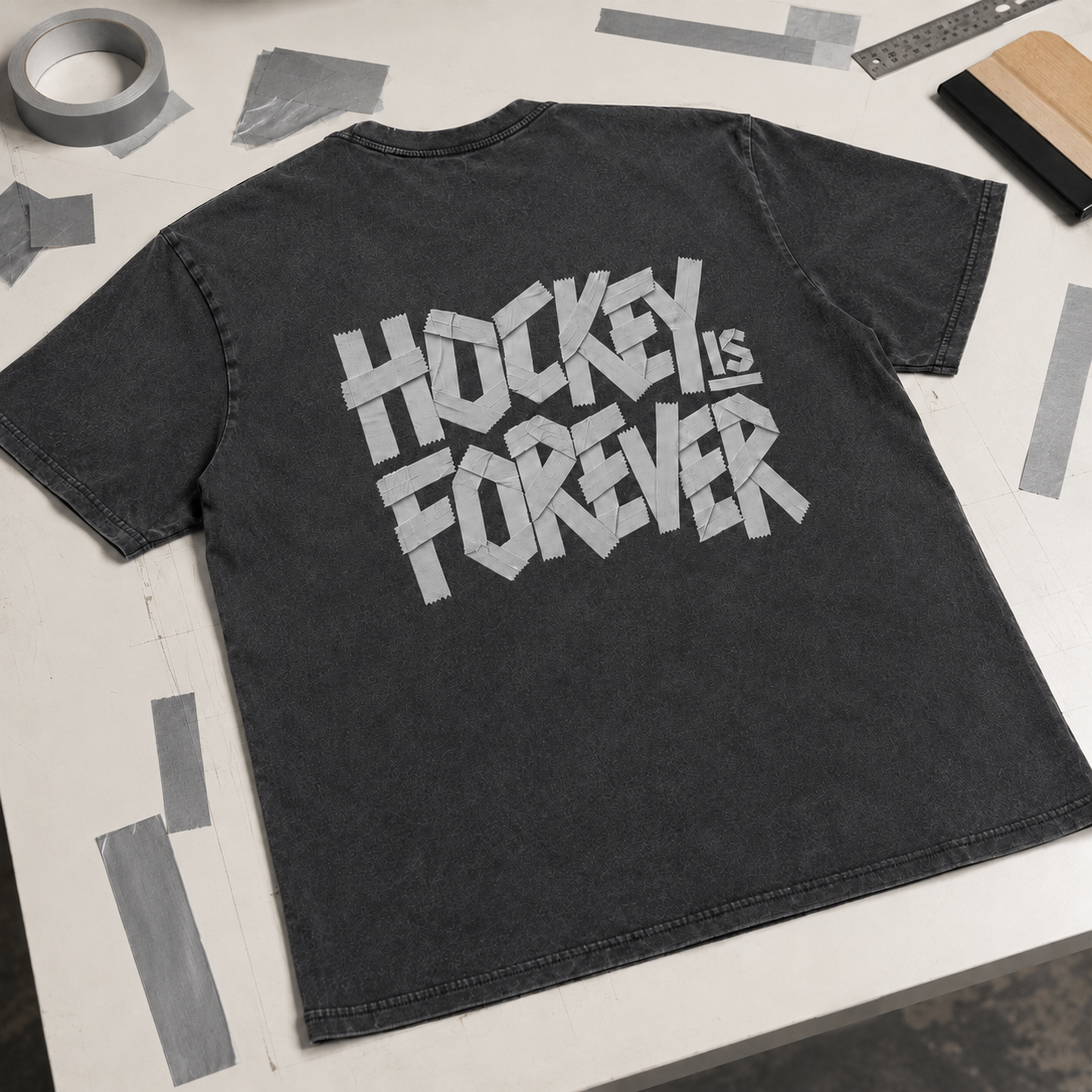 Hockey is Forever Tape Shirt