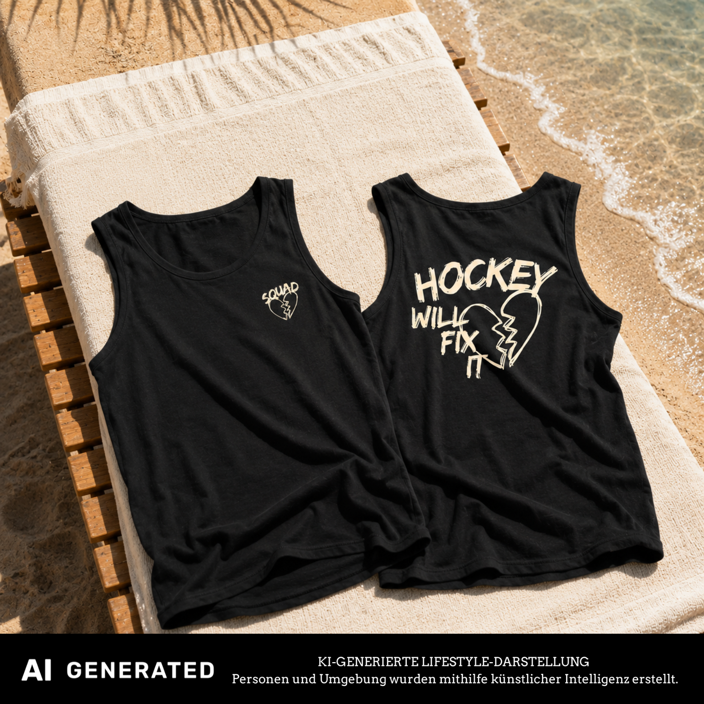 Hockey will fix it Ladies Oversized Tanktop