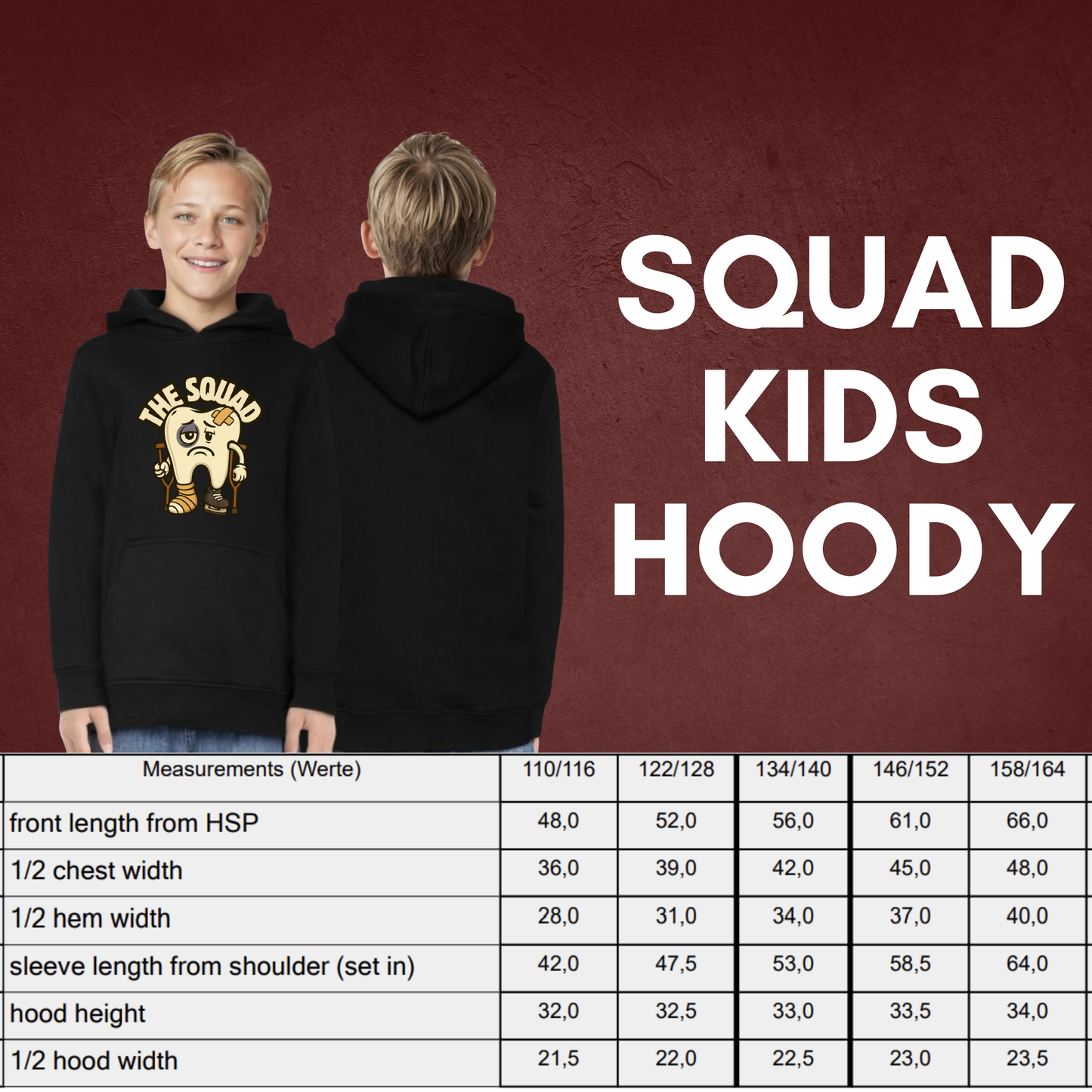 "I Miss U" The Squad Kids Hoodie