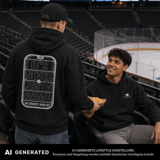 It´s Never Just A Game Hoody The Hockey Analyst X The Squad