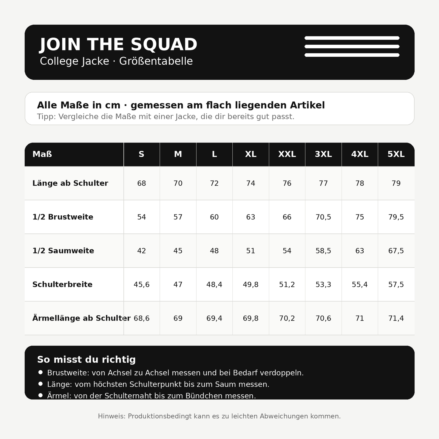 "JOIN THE SQUAD" The Squad Hockey College / Varsity Jacke