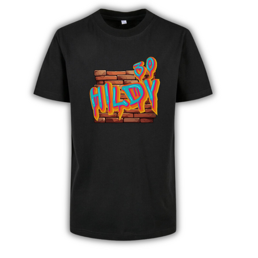 Jake Hildebrand "Hildy" Everyday T-Shirt in 2 Farben schwarz