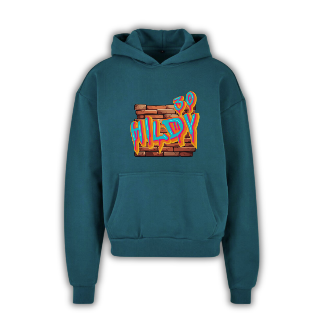 Jake Hildebrand "Hildy" Ultra Heavy Oversize Hoodie Grün