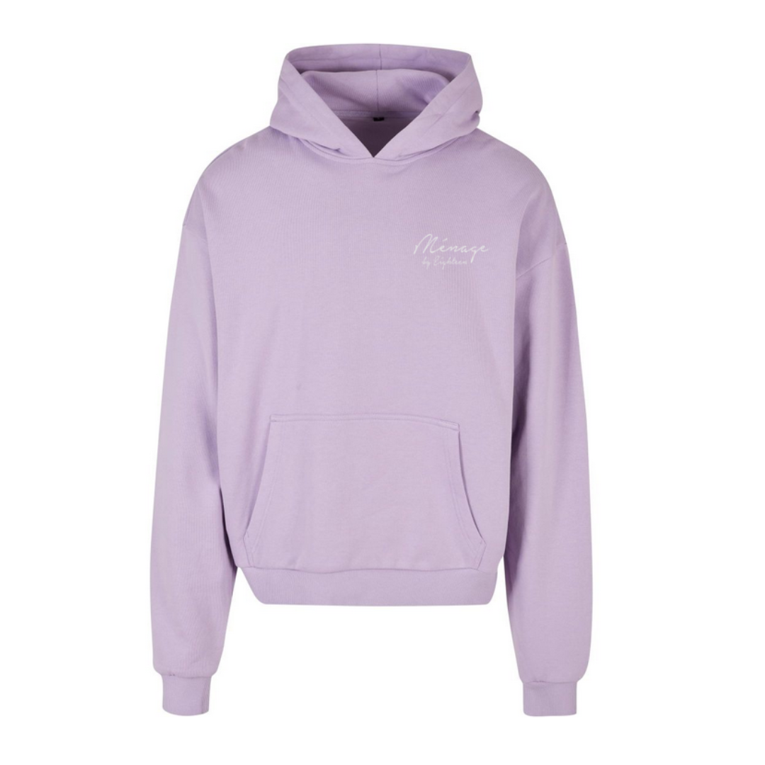 Jonas Mueller "Menage by Eighteen" Ultra Heavy Hoodiee_Titel_6 front lilac