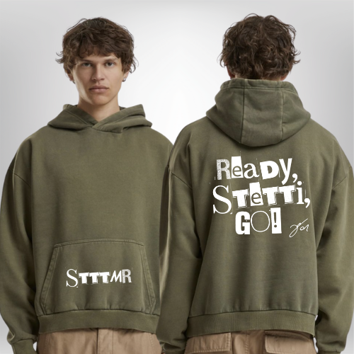Jonas Stettmer "READY, STETTI, GO!" Vintage Heavy Hoodie