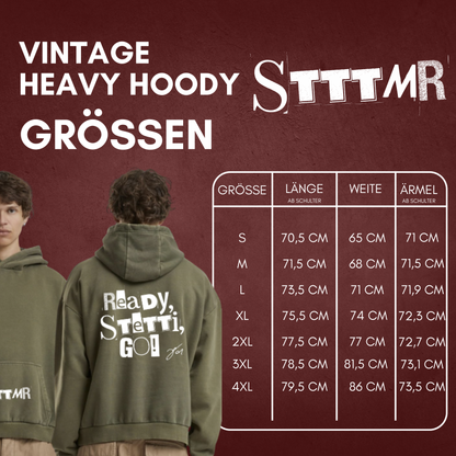 Jonas Stettmer "READY, STETTI, GO!" Vintage Heavy Hoodie