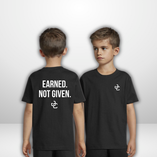 Julian Chrobot "EARNED." Kids Shirt