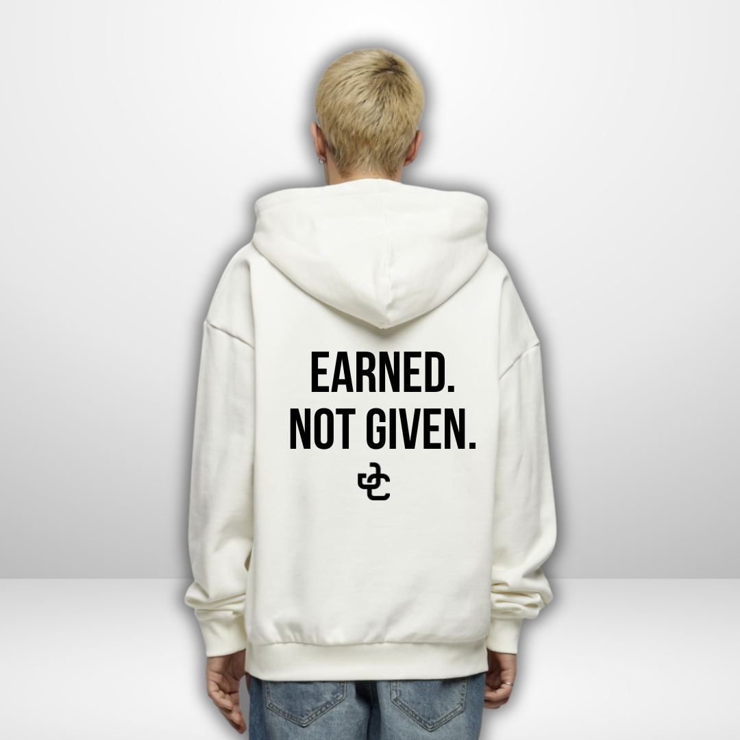 Julian Chrobot "EARNED." Ultra Heavy Oversized Hoodie in 2 Farben