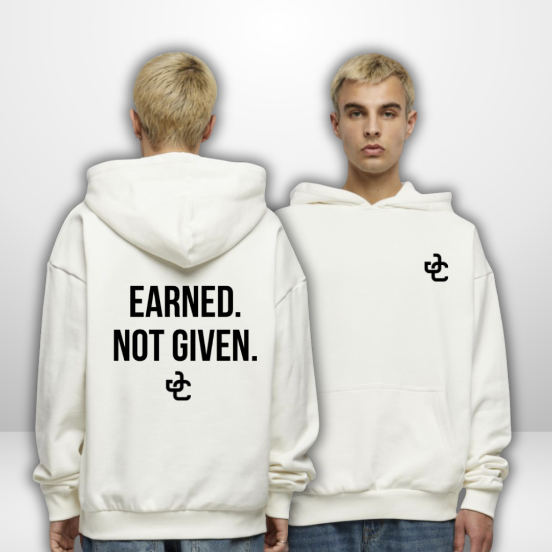 Julian Chrobot "EARNED." Ultra Heavy Oversized Hoodie in 2 Farben