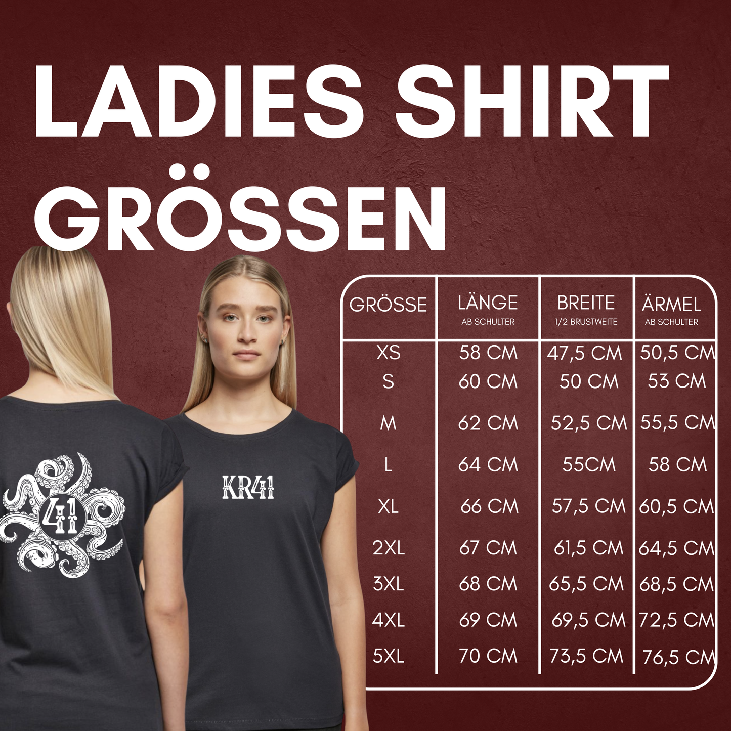 "KRAKE 41" Kevin Reich X The Squad Ladies Shirt