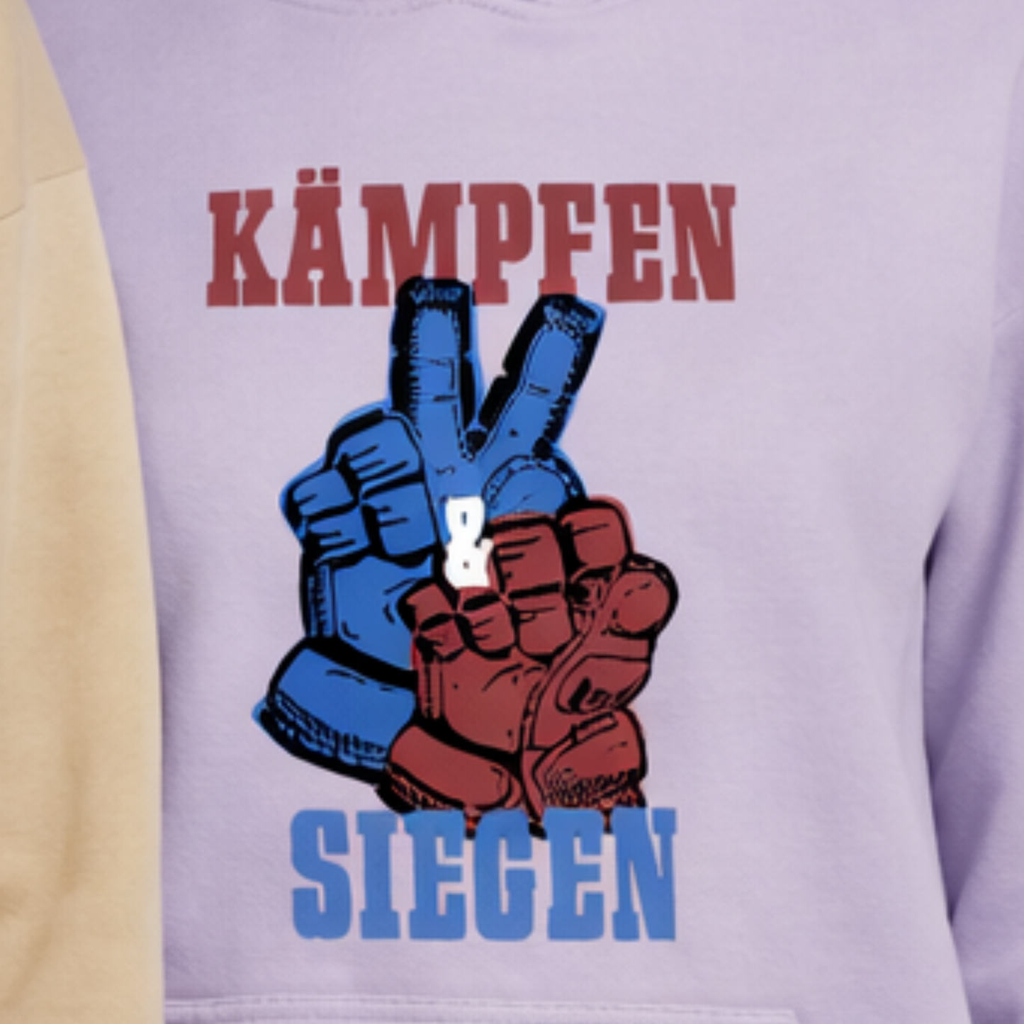 "KÄMPFEN & SIEGEN" The Squad Oversized Hoodie in 2 Farben