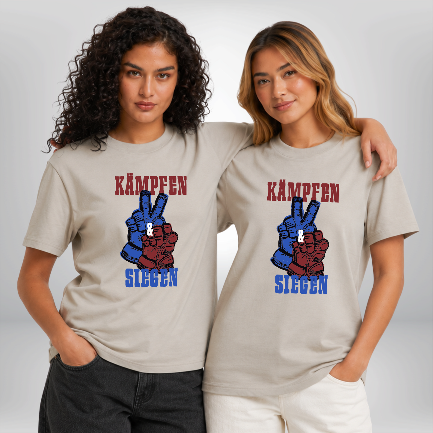 "KÄMPFEN UND SIEGEN" Dropping Gauntlets X The Squad Ladies T-Shirt