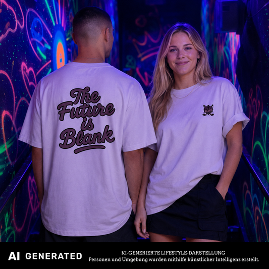 The Future is Blank Oversized Shirt Alex Blank X The Squad