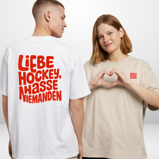 "LIEBE HOCKEY, HASSE NIEMANDEN" The Squad Oversized Shirt in 2 Farben
