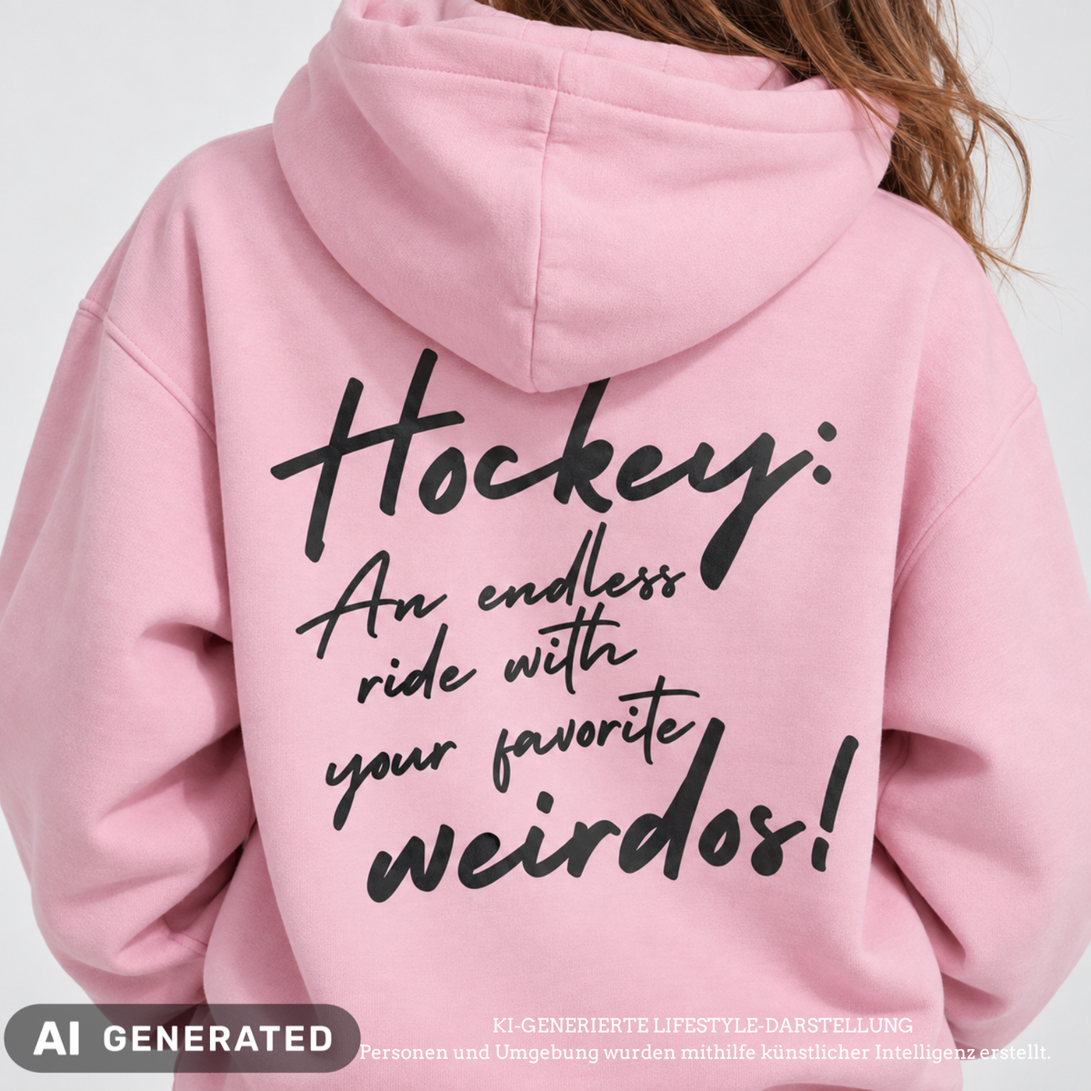 LIMITED DROP PRE-SALE Hockey Weirdos Ladies Loose Fit Hoody