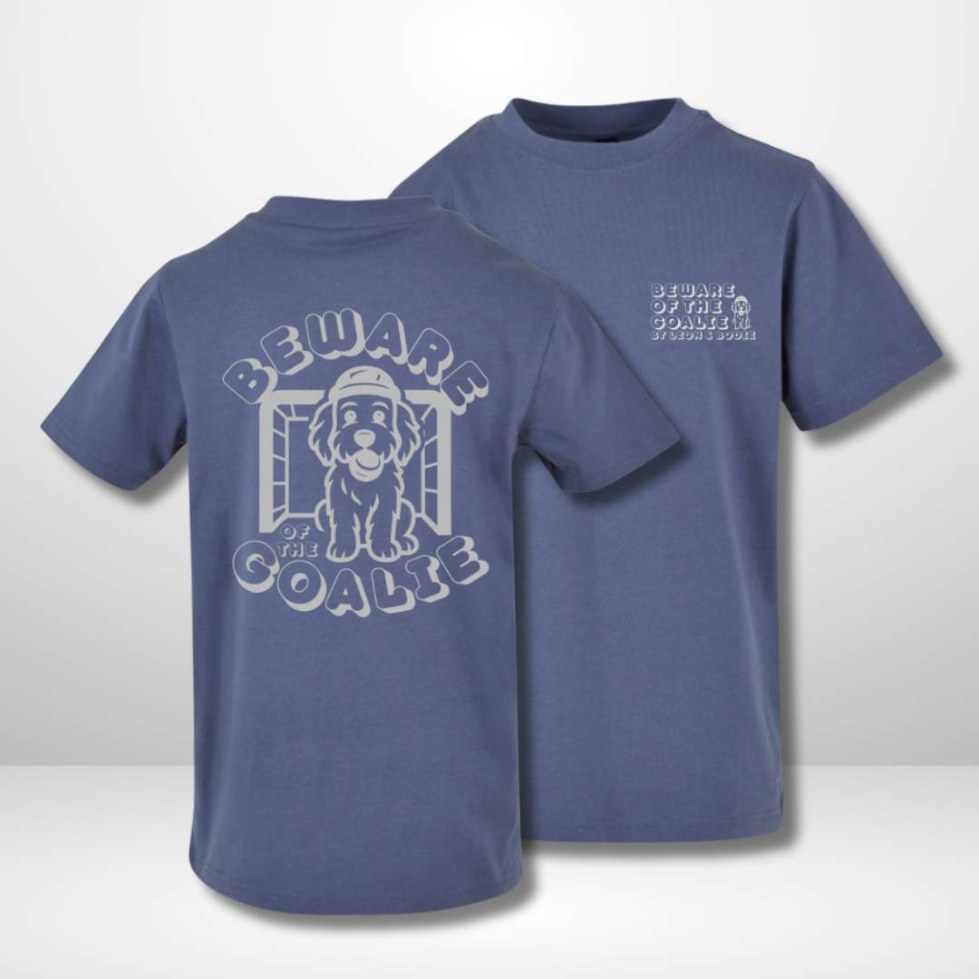 Leon & Bodie Hungerecker "Beware of the Goalie" Kids T-Shirt