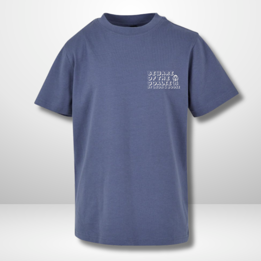 Leon & Bodie Hungerecker "Beware of the Goalie" Kids T-Shirt