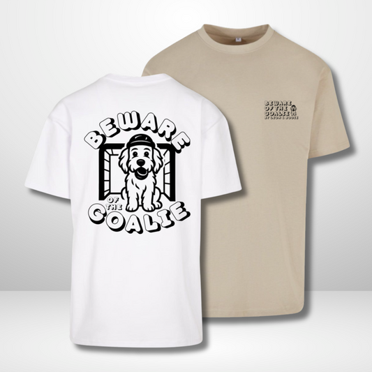 Leon & Bodie Hungerecker "Beware of the Goalie" Oversized Shirt
